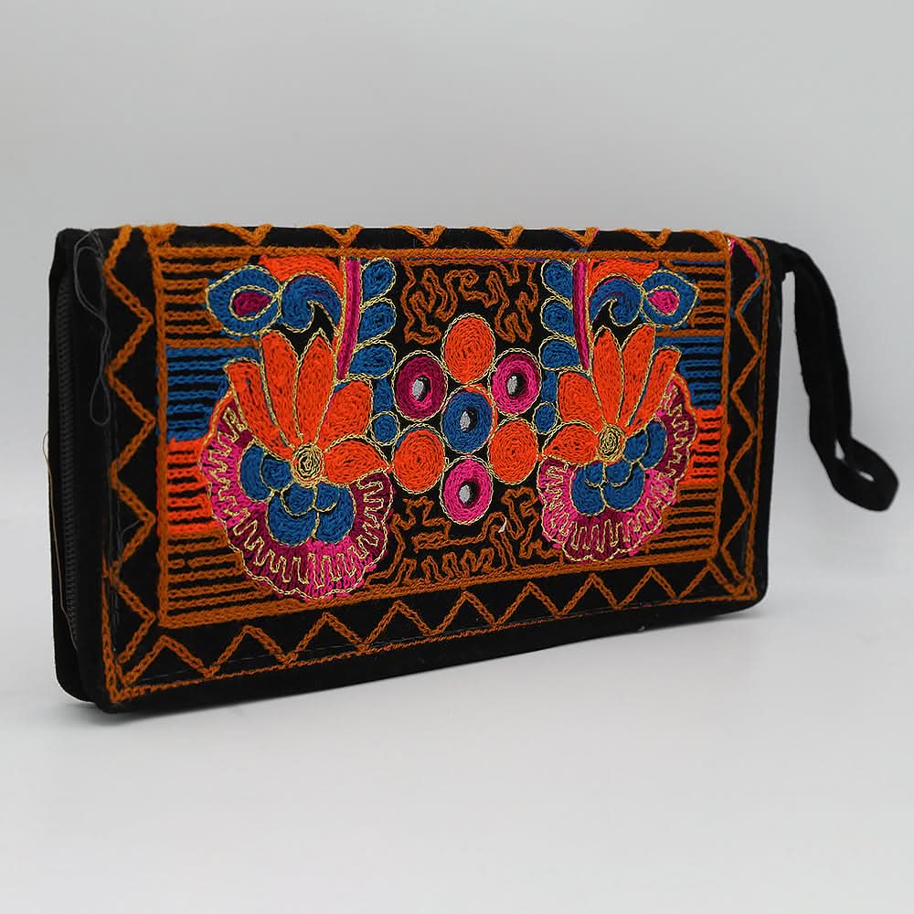 Women's Clutch 11-3 Flower - Mustard, Women, Clutches, Chase Value, Chase Value
