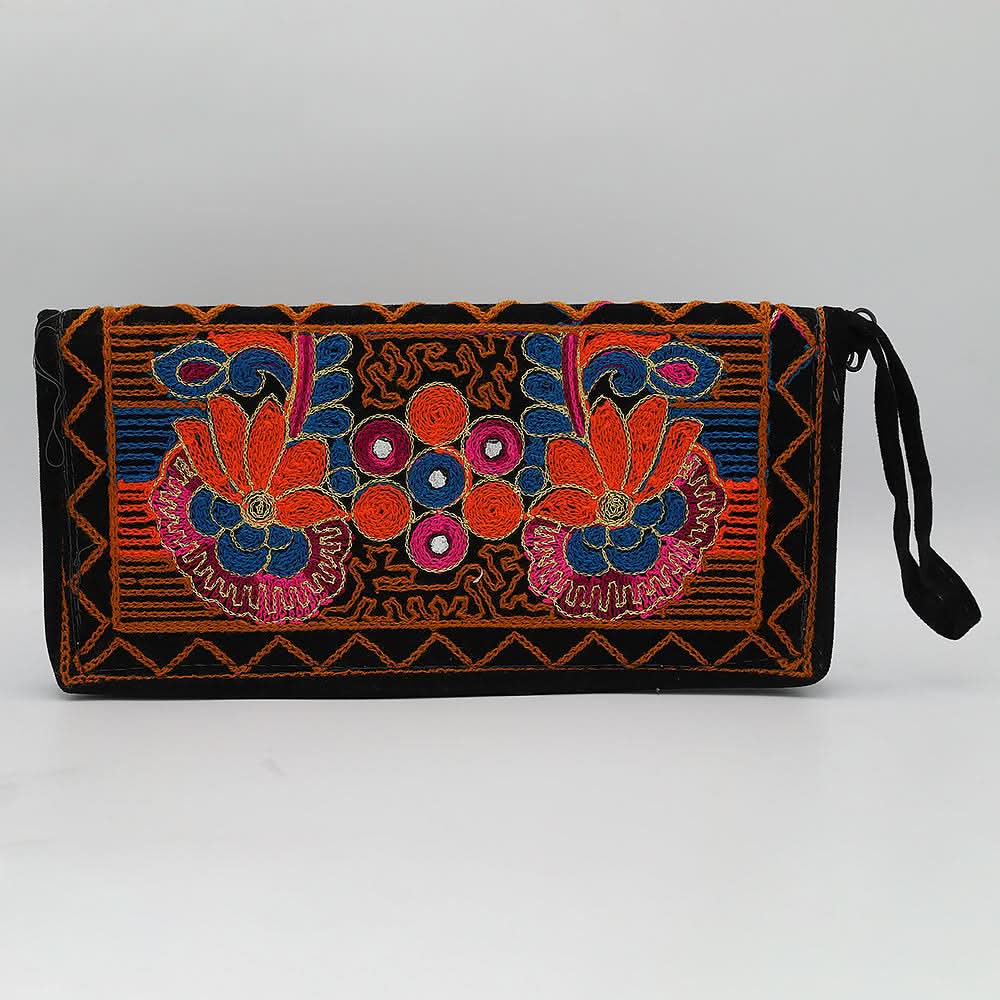 Women's Clutch 11-3 Flower - Mustard, Women, Clutches, Chase Value, Chase Value