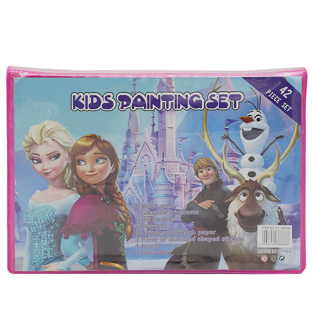 Color Kit 42 Pcs - Pink, Kids, Pencil Boxes And Stationery Sets, Chase value, Chase Value