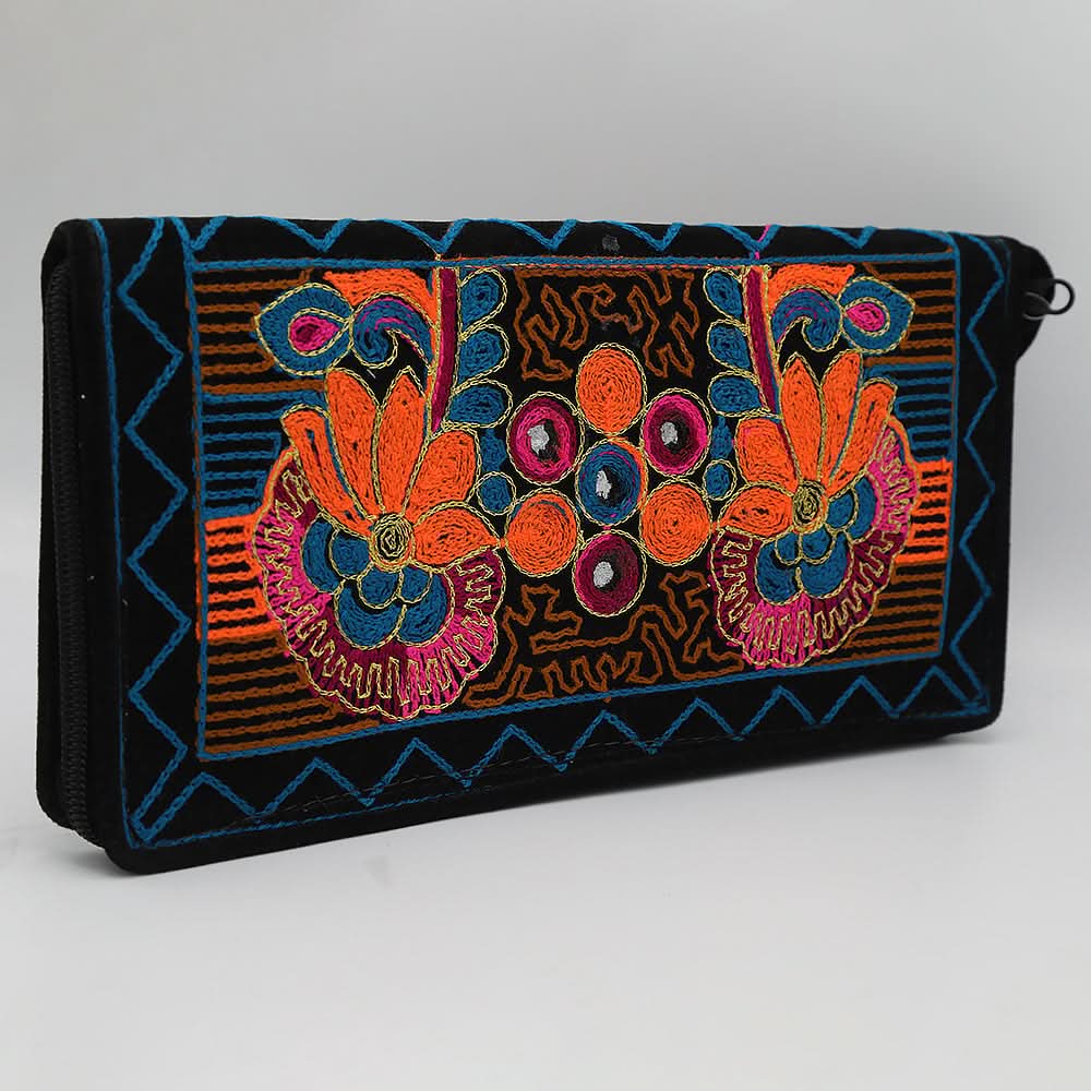 Women's Clutch 11-3 Flower - Blue, Women, Clutches, Chase Value, Chase Value