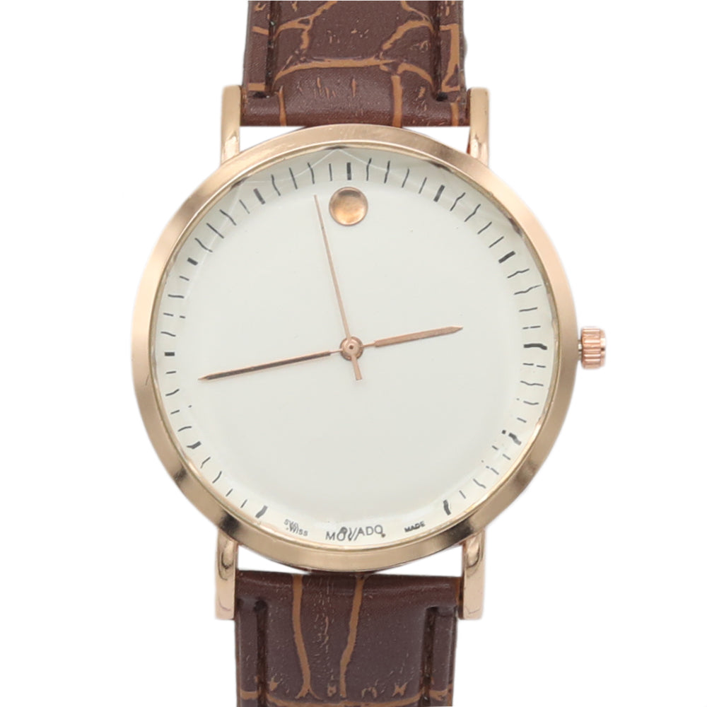 Men's Watch Camel Strap - Brown, Men, Watches, Chase Value, Chase Value