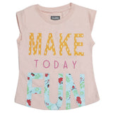 Girls Half Sleeves T-Shirt - Pink, Kids, Girls T-Shirts, Chase Value, Chase Value