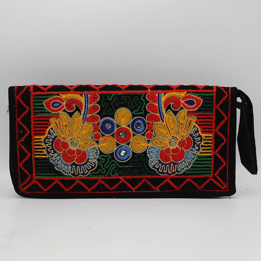 Women's Clutch 11-3 Flower - Red, Women, Clutches, Chase Value, Chase Value