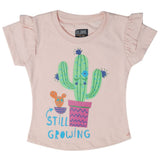 Girls Half Sleeves T-Shirt - Pink, Kids, Girls T-Shirts, Chase Value, Chase Value