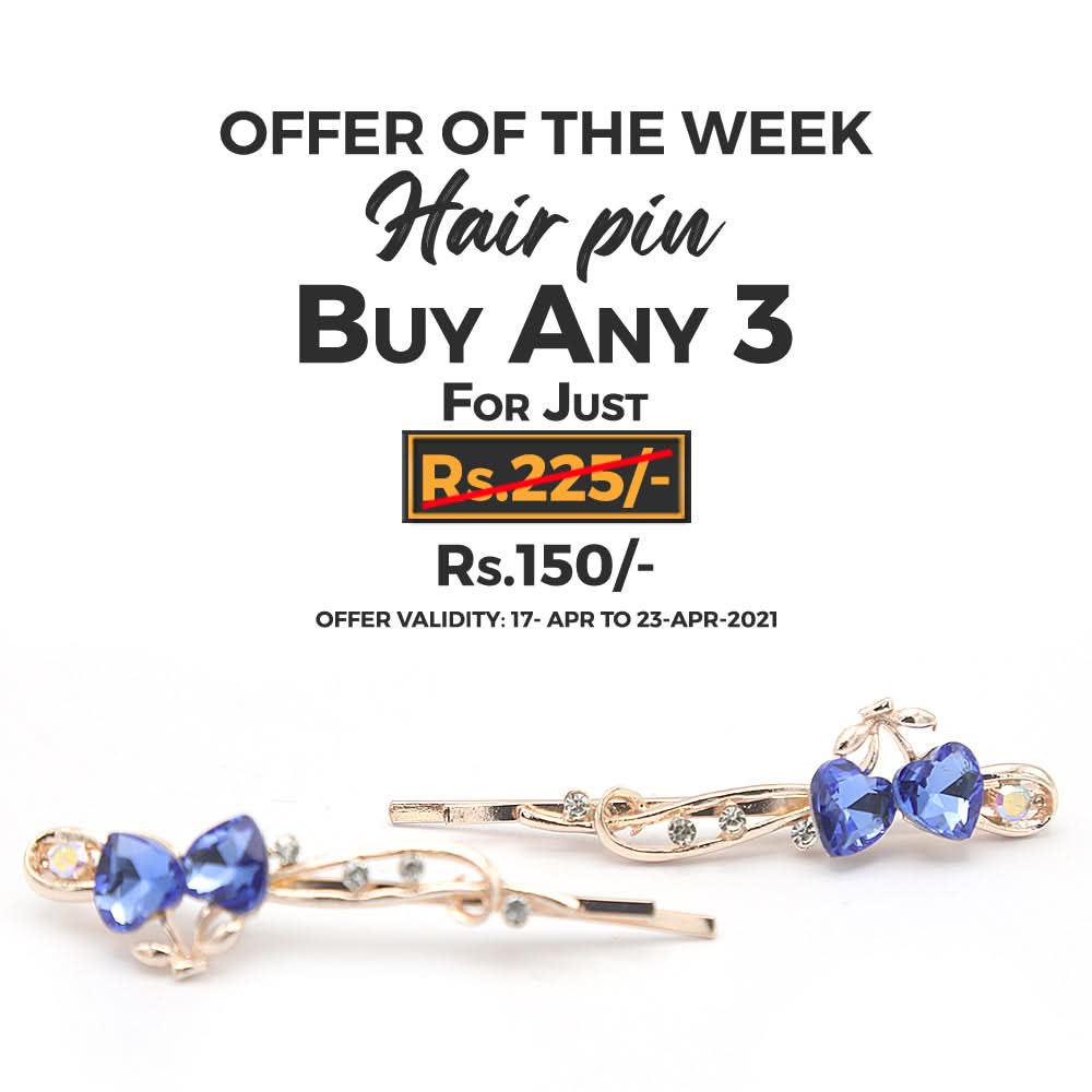 Women's Hair Pin & Clip - Royal Blue, Women, Hair And Head Jewellery, Chase Value, Chase Value