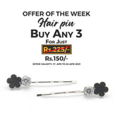 Women's Hair Pin & Clip - Black, Women, Hair And Head Jewellery, Chase Value, Chase Value