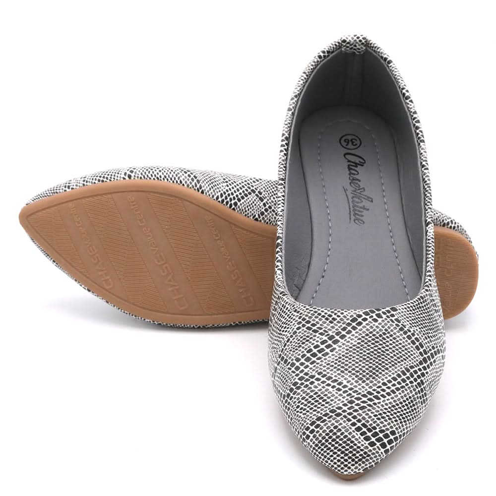 Women's Fancy Pump - Grey, Women, Pumps, Chase Value, Chase Value