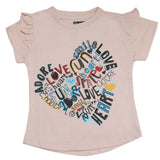Girls Half Sleeves T-Shirt - Pink, Kids, Girls T-Shirts, Chase Value, Chase Value