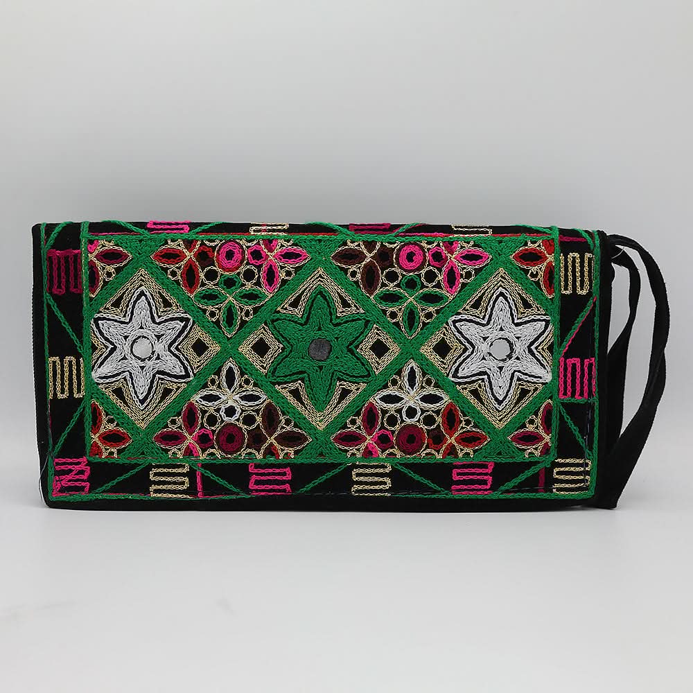 Women's Clutch 11-1 Star - Green, Women, Clutches, Chase Value, Chase Value