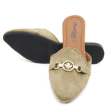 Women's Backless Slipper - Brown, Women, Slippers, Chase Value, Chase Value