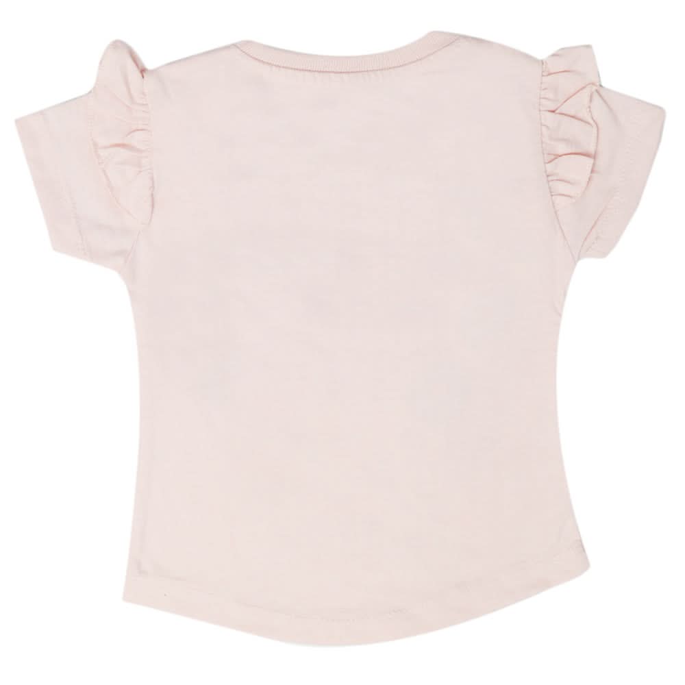 Girls Half Sleeves T-Shirt - Pink, Kids, Girls T-Shirts, Chase Value, Chase Value