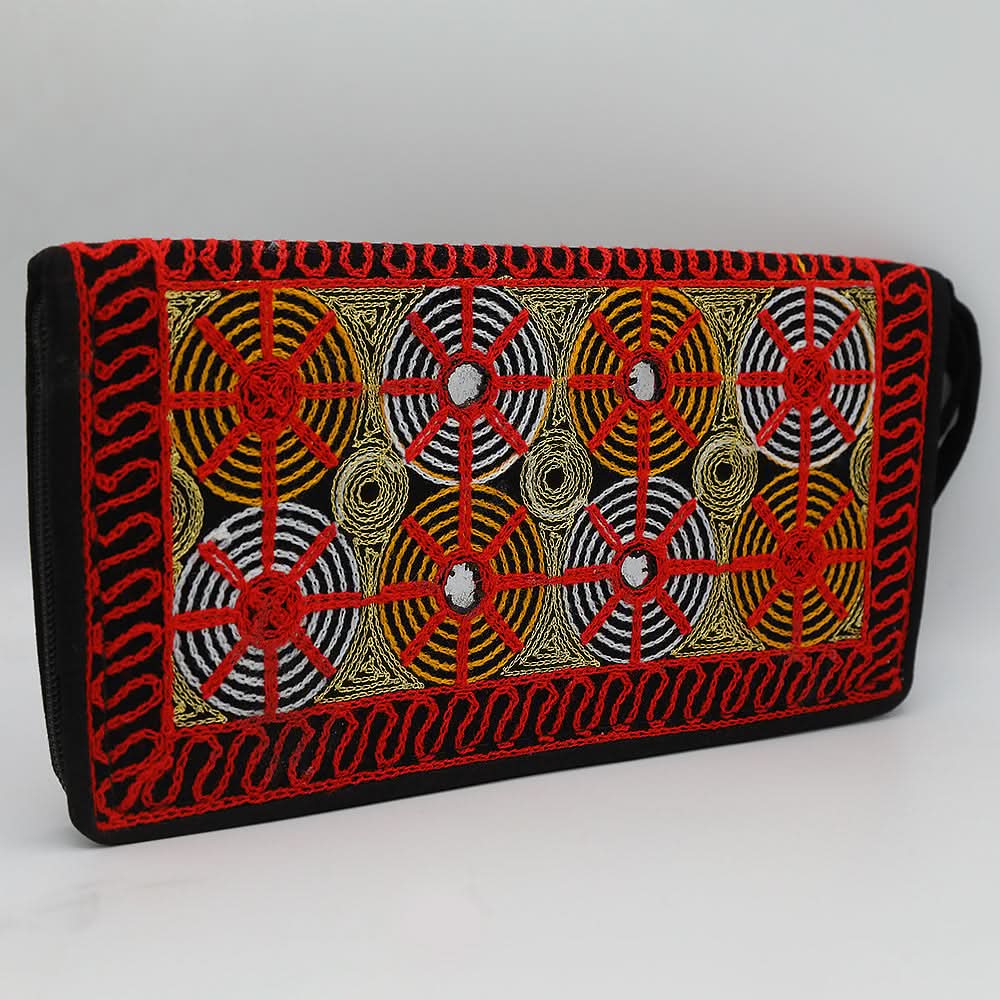 Women's Clutch 11-4 Circle - Red, Women, Clutches, Chase Value, Chase Value