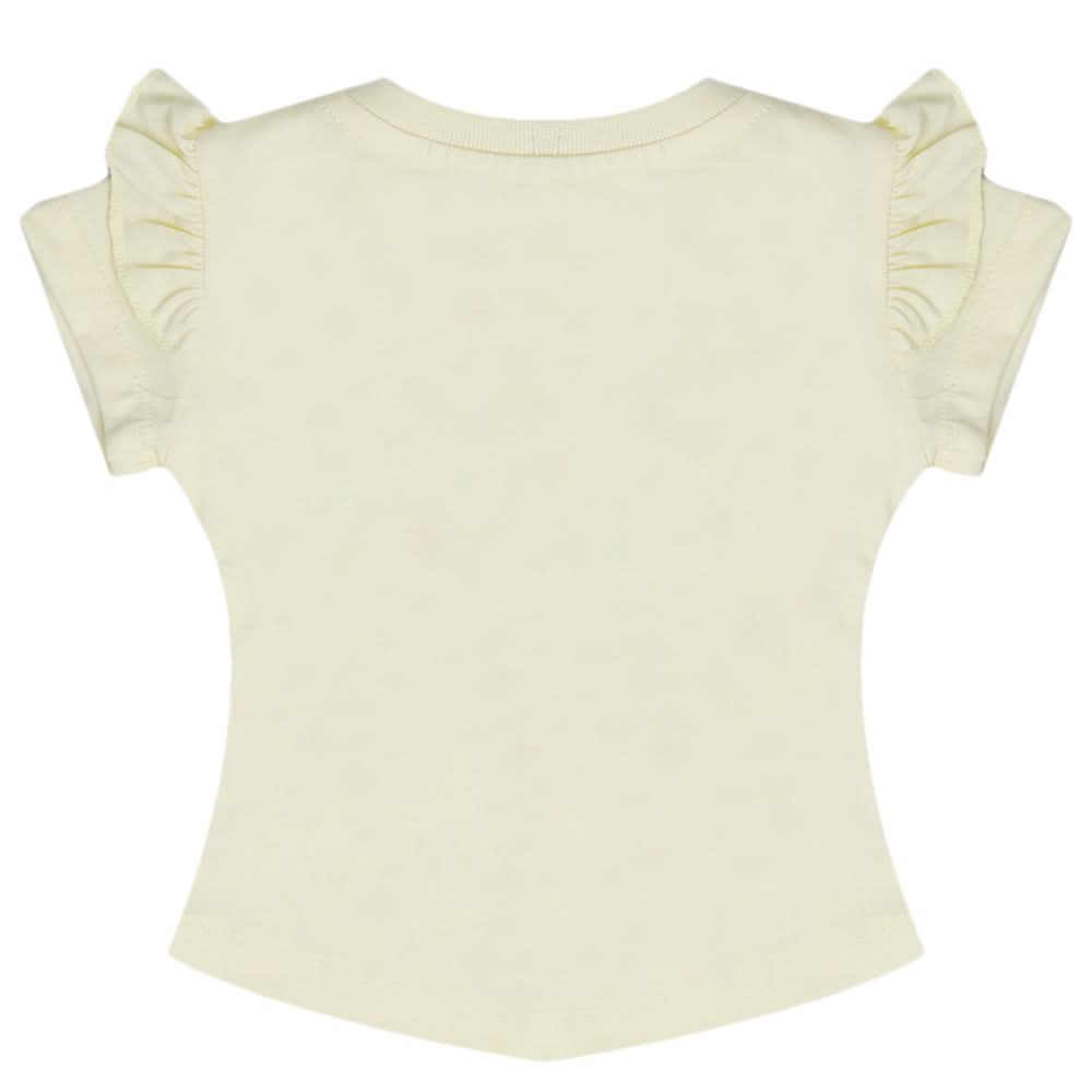 Girls Half Sleeves T-Shirt - Lemon, Kids, Girls T-Shirts, Chase Value, Chase Value