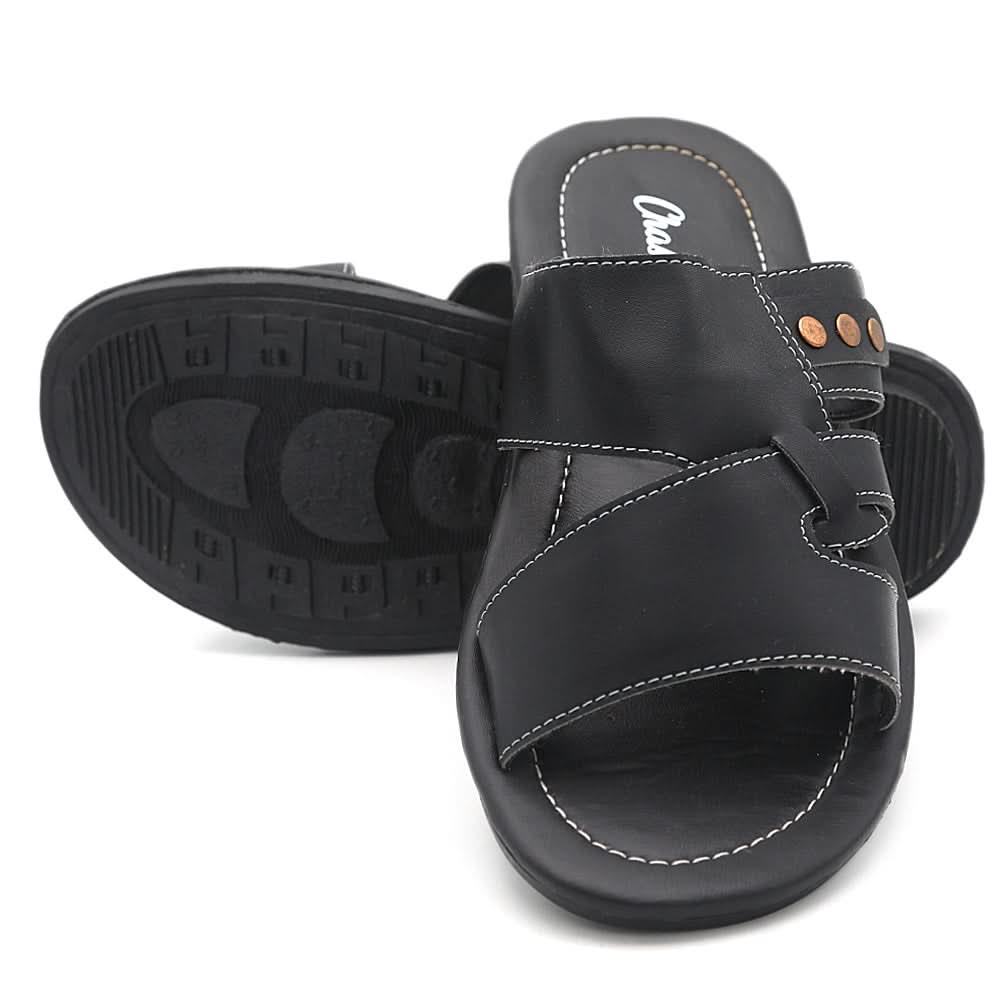 Men's Slippers C22 - Black, Men, Slippers, Chase Value, Chase Value