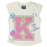 Girls Half Sleeves T-Shirt - Lemon, Kids, Girls T-Shirts, Chase Value, Chase Value
