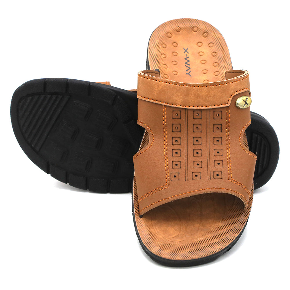 Men's Slipper - Mustard, Men, Slippers, Chase Value, Chase Value