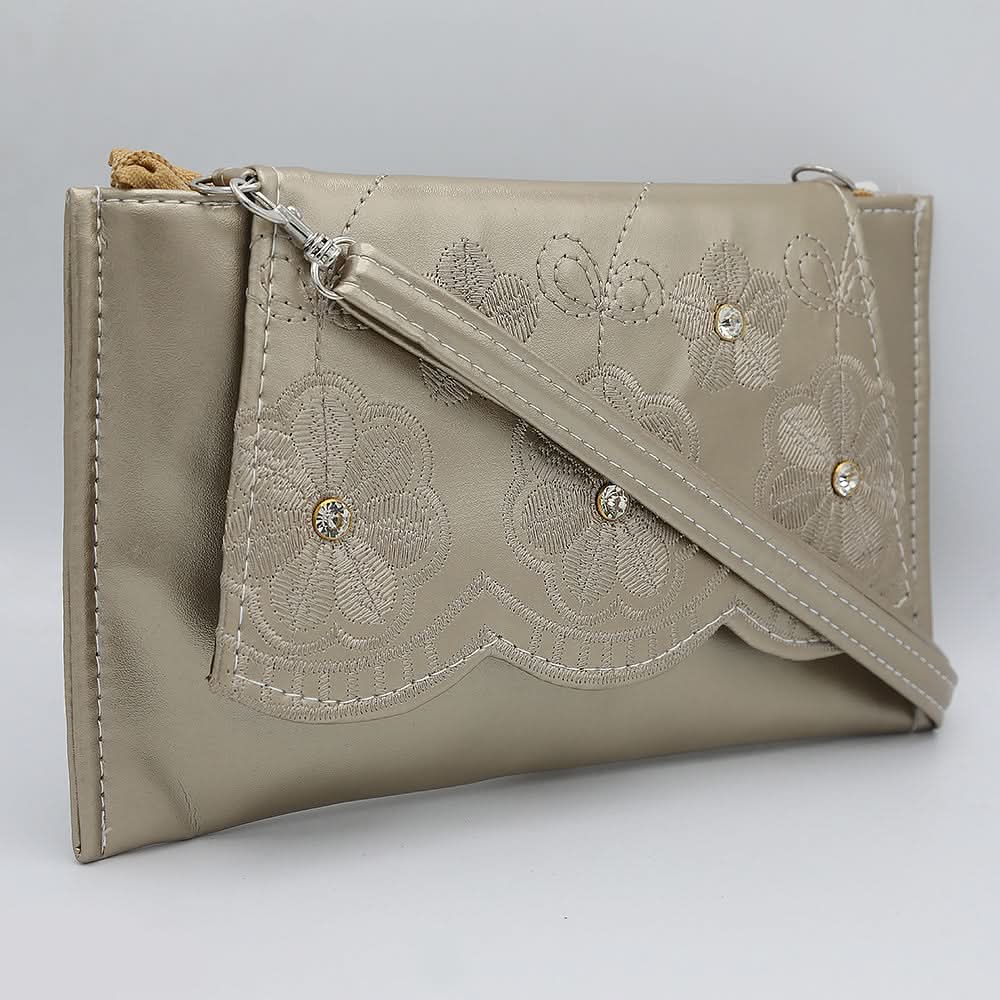 Girls Shoulder Bag 3126 - Golden, Kids, Kids Bags, Chase Value, Chase Value