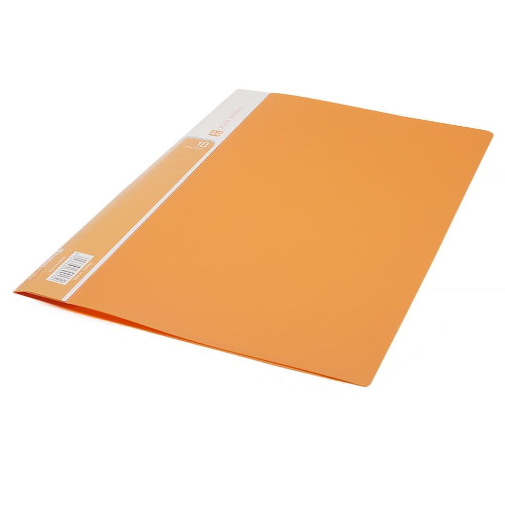 Pocket File 10 Pockets - Orange, Kids, Pencil Boxes And Stationery Sets, Chase value, Chase Value