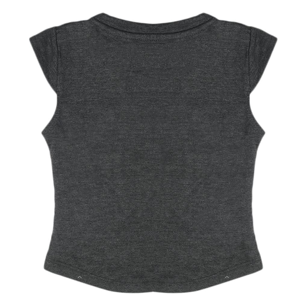 Girls Half Sleeves T-Shirt - Grey, Kids, Girls T-Shirts, Chase Value, Chase Value