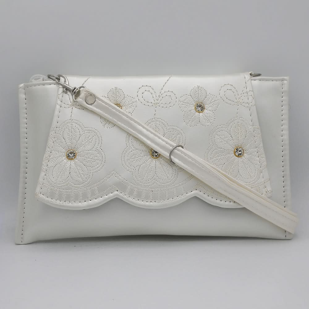 Girls Shoulder Bag 3126 - White, Kids, Kids Bags, Chase Value, Chase Value