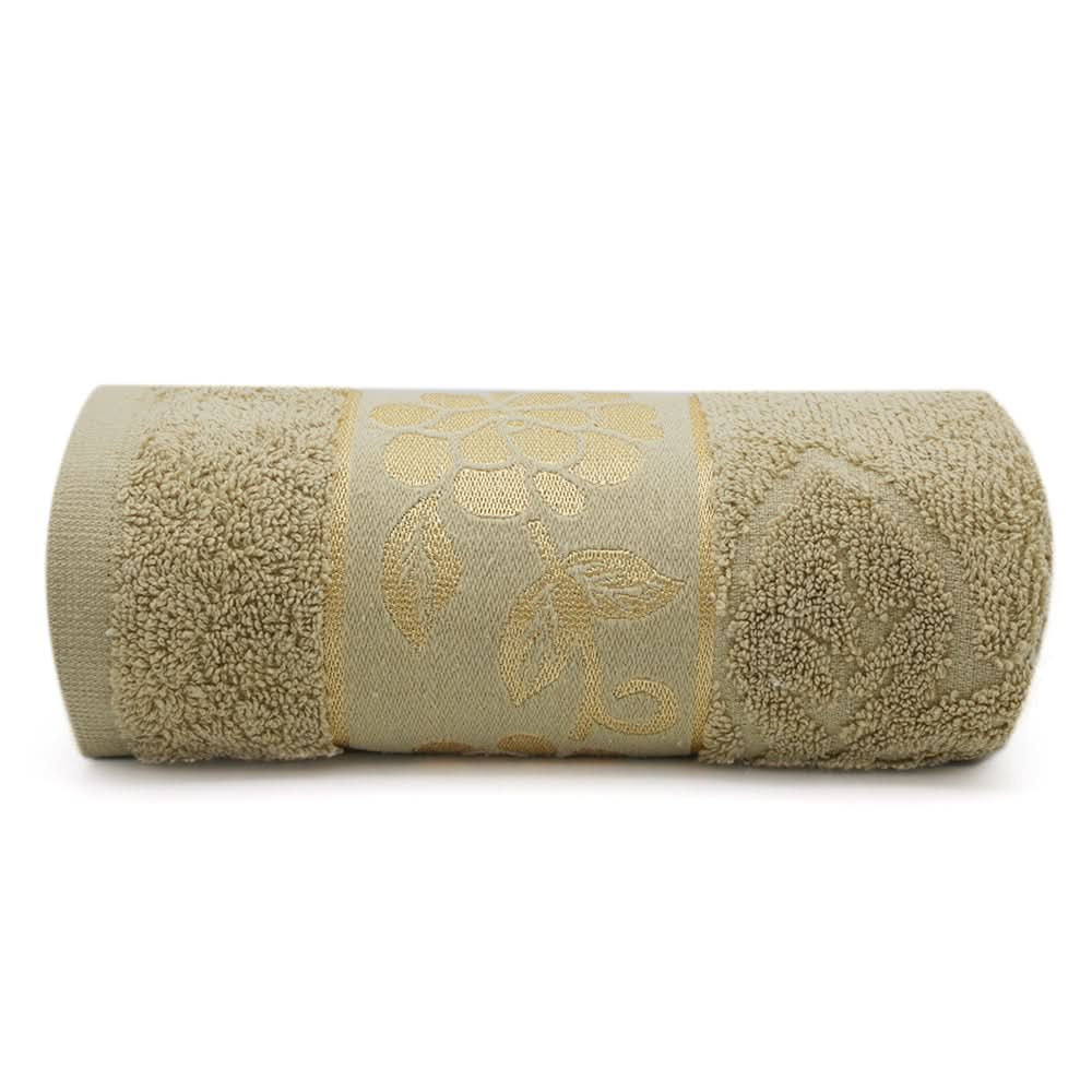 Embossed Flower Face Towel - Fawn, Home & Lifestyle, Face Towels, Chase Value, Chase Value