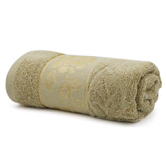 Embossed Flower Face Towel - Fawn, Home & Lifestyle, Face Towels, Chase Value, Chase Value