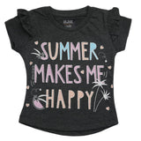 Girls Half Sleeves T-Shirt - Grey, Kids, Girls T-Shirts, Chase Value, Chase Value