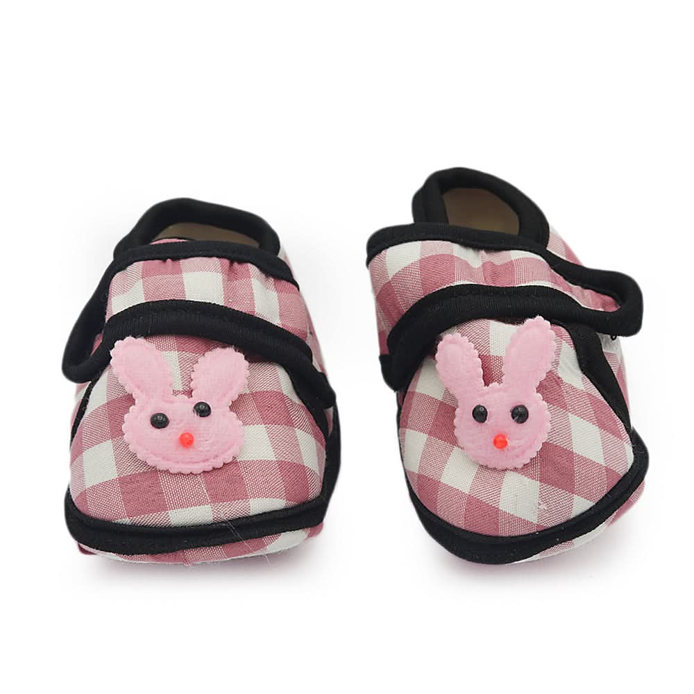 Newborn Booties Box - Pink - Black, Kids, NB Shoes And Socks, Chase Value, Chase Value
