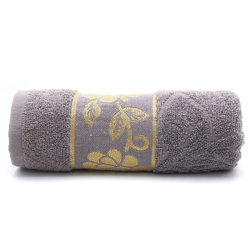 Embossed Flower Face Towel - Light Grey, Home & Lifestyle, Face Towels, Chase Value, Chase Value