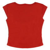 Girls Half Sleeves T-Shirt - Red, Kids, Girls T-Shirts, Chase Value, Chase Value