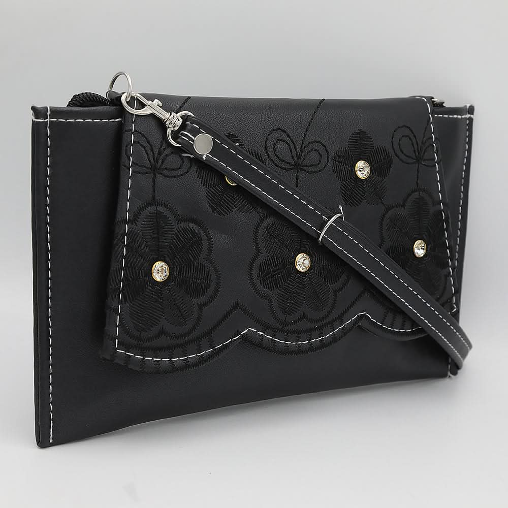 Girls Shoulder Bag 3126 - Black, Kids, Kids Bags, Chase Value, Chase Value