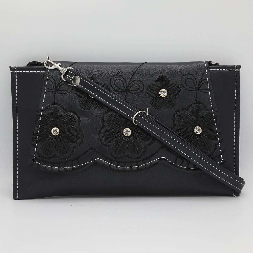 Girls Shoulder Bag 3126 - Black, Kids, Kids Bags, Chase Value, Chase Value