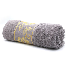 Embossed Flower Face Towel - Light Grey, Home & Lifestyle, Face Towels, Chase Value, Chase Value