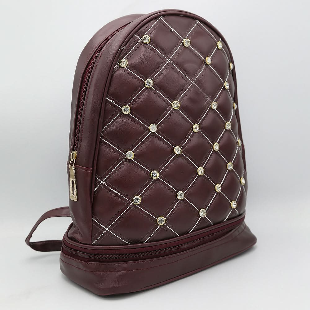 Girls Backpack 7580 - Maroon, Kids, Kids Bags, Chase Value, Chase Value