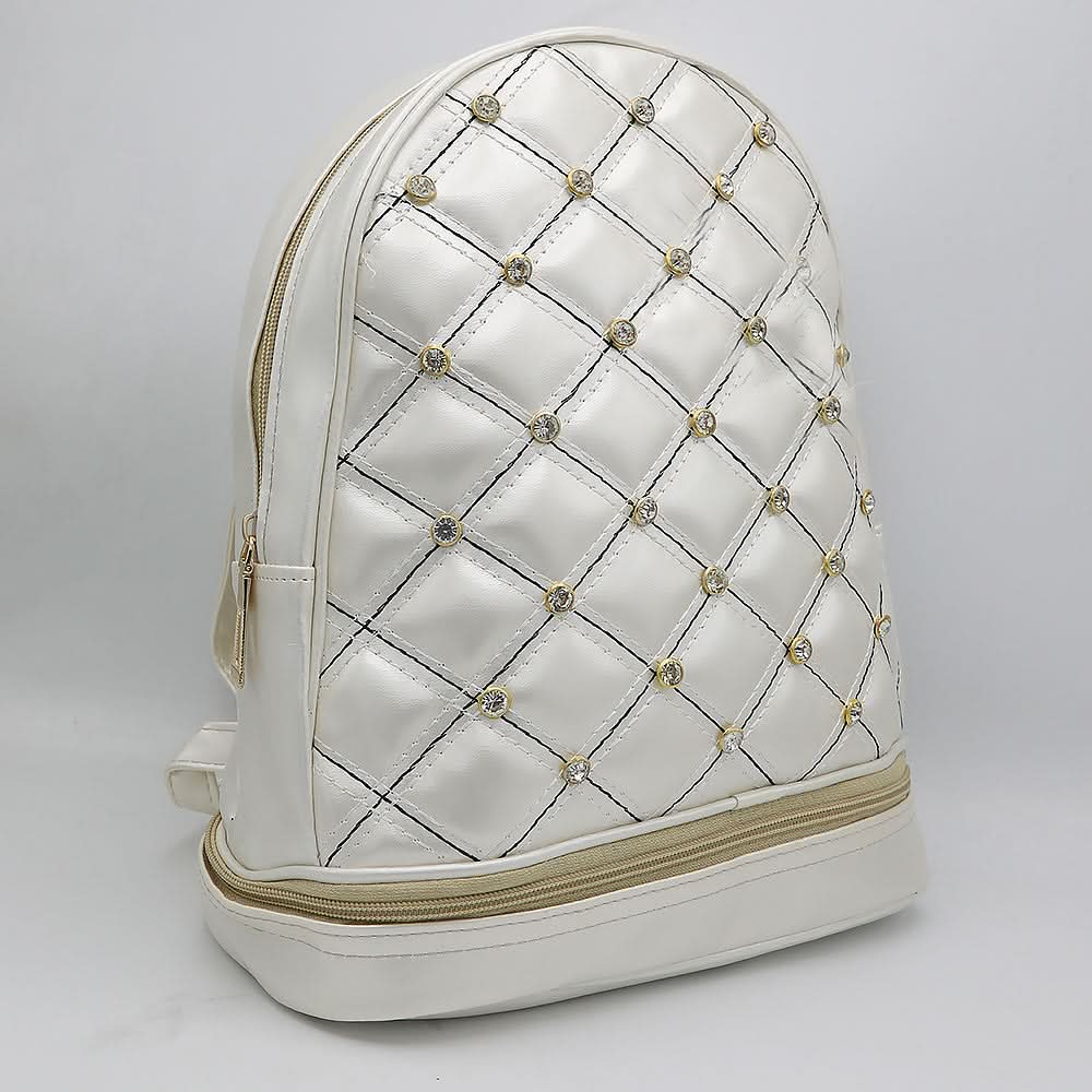 Girls Backpack 7580 - White, Kids, Kids Bags, Chase Value, Chase Value
