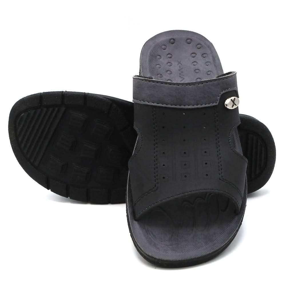 Men's Slipper - Black, Men, Slippers, Chase Value, Chase Value
