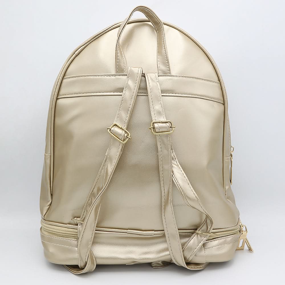 Girls Backpack 7580 - Golden, Kids, Kids Bags, Chase Value, Chase Value