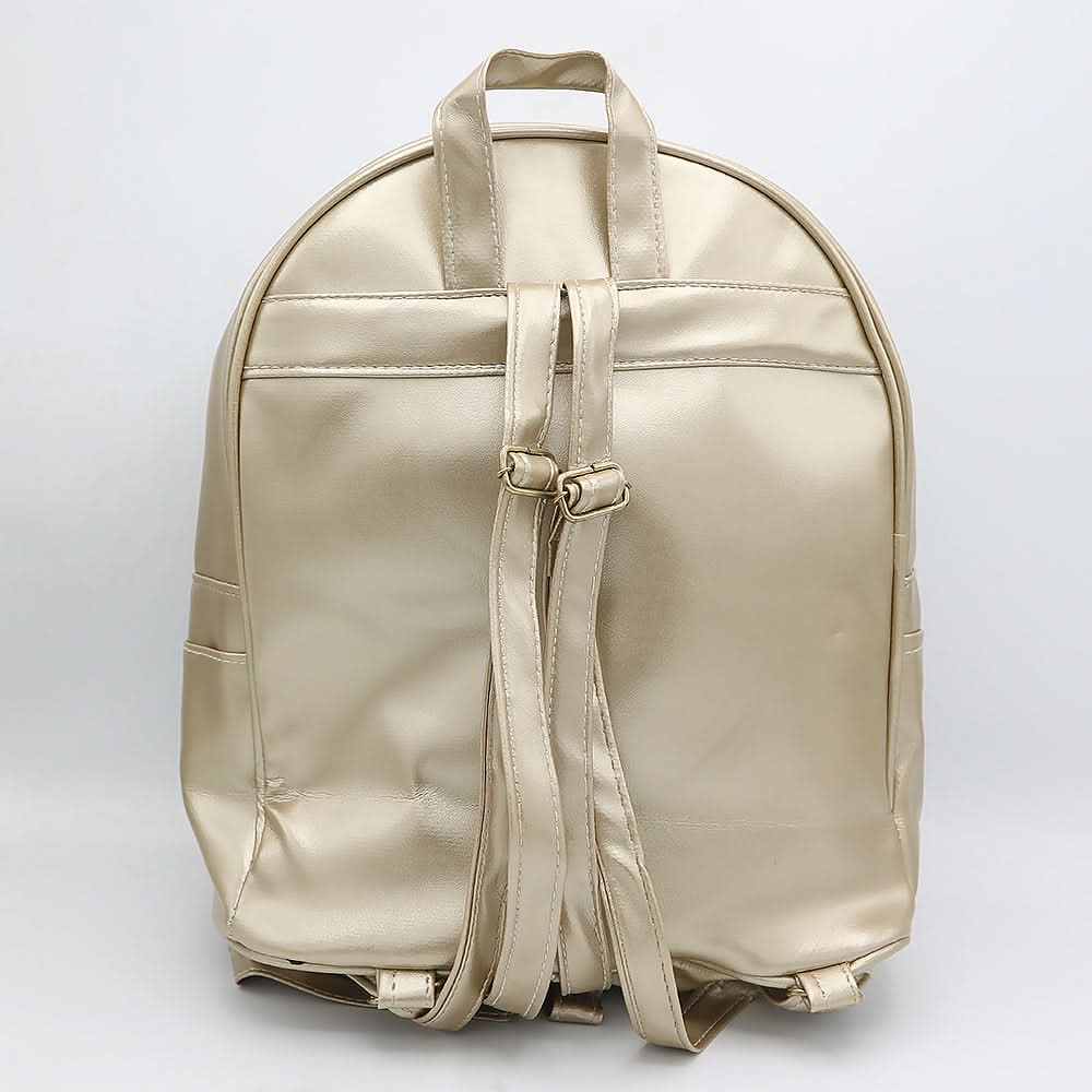 Women's Backpack 7575 - Golden, Women, Bags, Chase Value, Chase Value