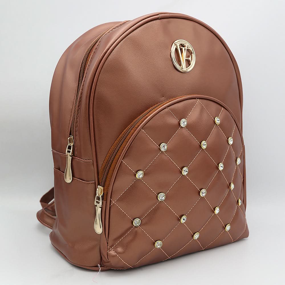 Women's Backpack 7575 - Copper, Women, Bags, Chase Value, Chase Value