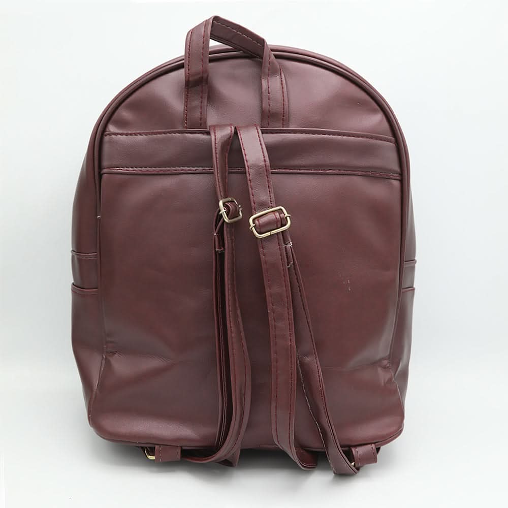 Women's Backpack 7575 - Maroon, Women, Bags, Chase Value, Chase Value