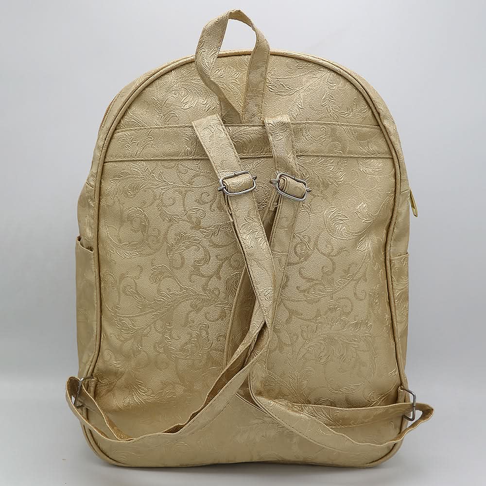 Girls Backpack 6562 - Golden, Kids, Kids Bags, Chase Value, Chase Value