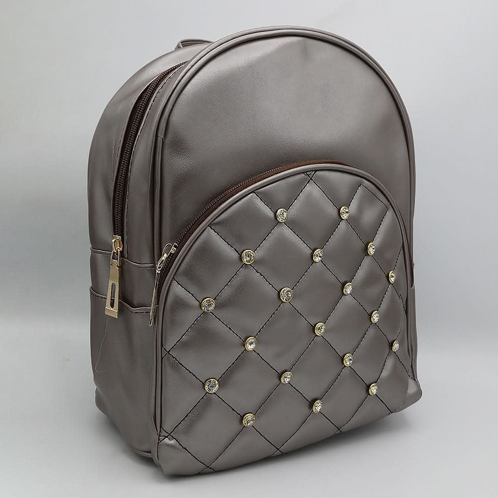 Women's Backpack 7575 - Silver, Women, Bags, Chase Value, Chase Value