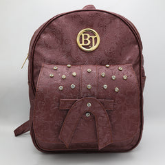 Girls Backpack 6562 - Maroon, Kids, Kids Bags, Chase Value, Chase Value
