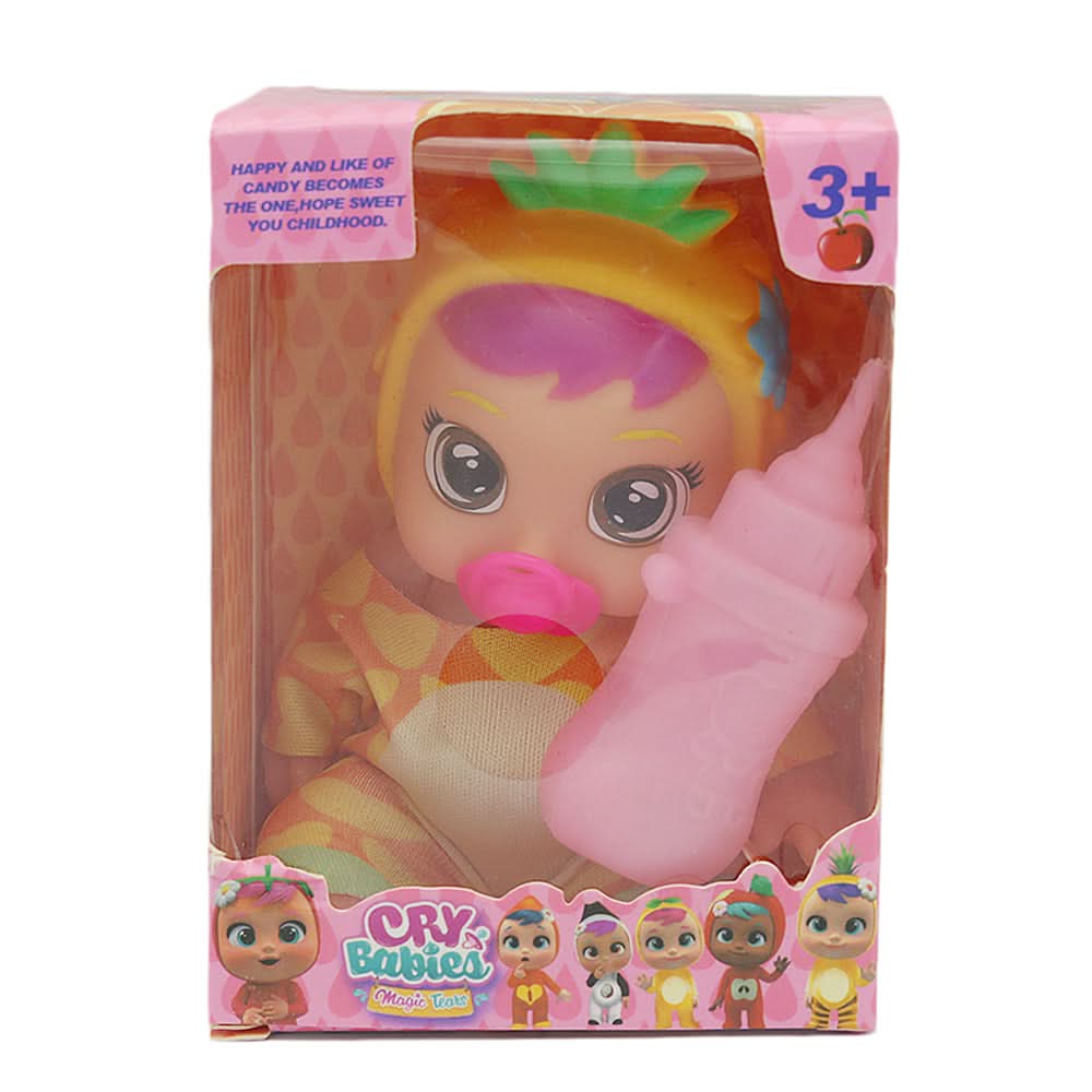 Doll Set  8 Pcs Mix 16 Pcs - W Bx (167A) - Yellow, Kids, Dolls and House, Chase Value, Chase Value