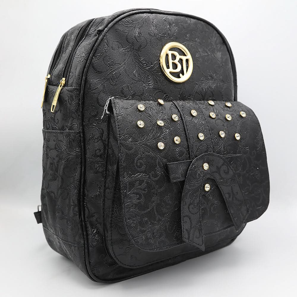 Girls Backpack 6562 - Black, Kids, Kids Bags, Chase Value, Chase Value