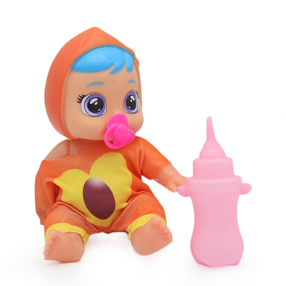 Doll Set  8 Pcs Mix 16 Pcs - W Bx (167A) - Orange, Kids, Dolls and House, Chase Value, Chase Value