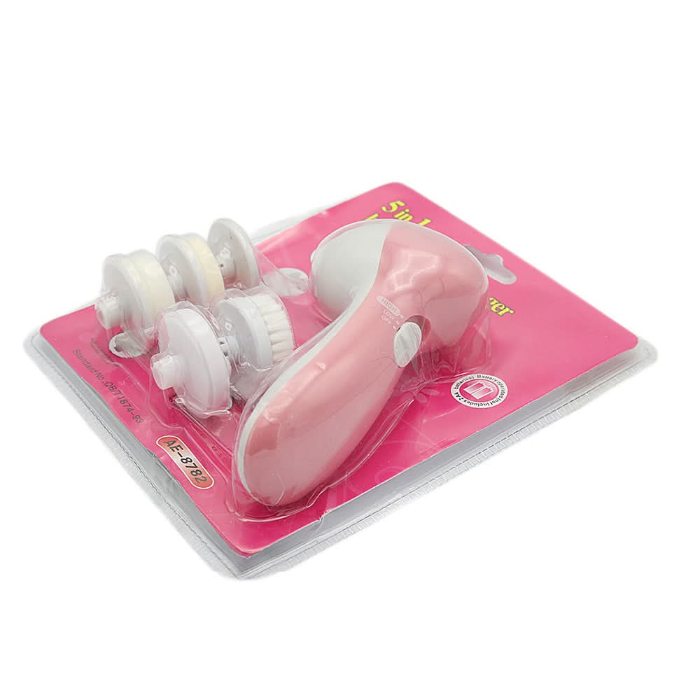 Beauty Care Massager 5in1 AE-8782 - Light Pink, Home & Lifestyle, Massagers, Chase Value, Chase Value
