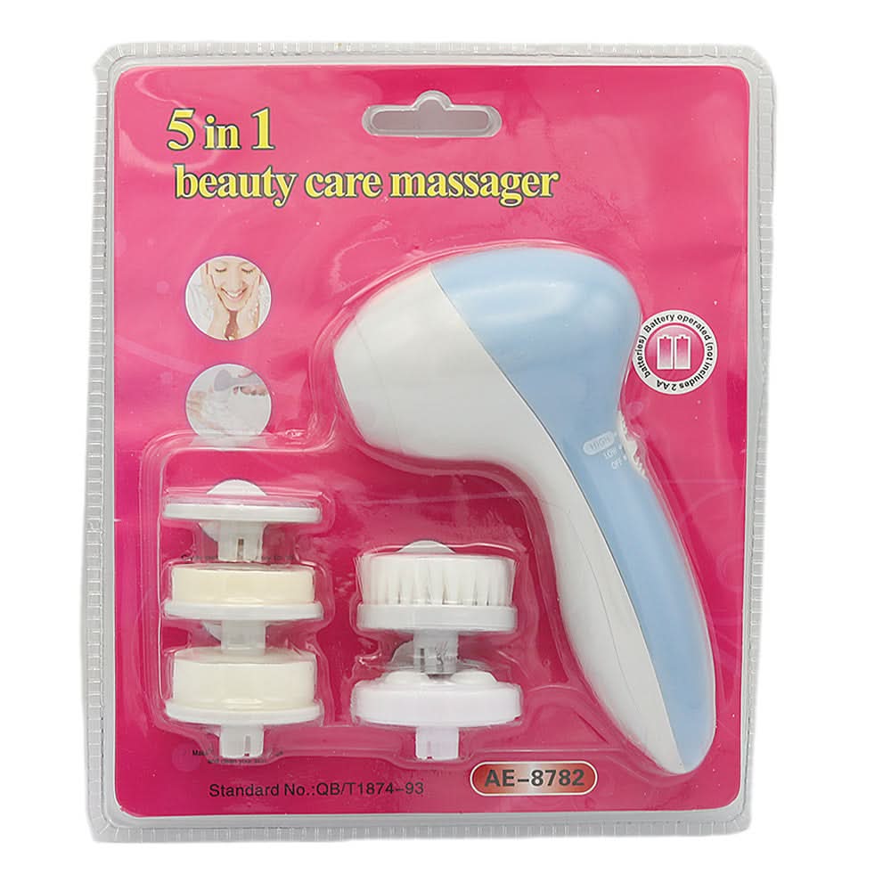 Beauty Care Massager 5in1 AE-8782 - Blue, Home & Lifestyle, Massagers, Chase Value, Chase Value