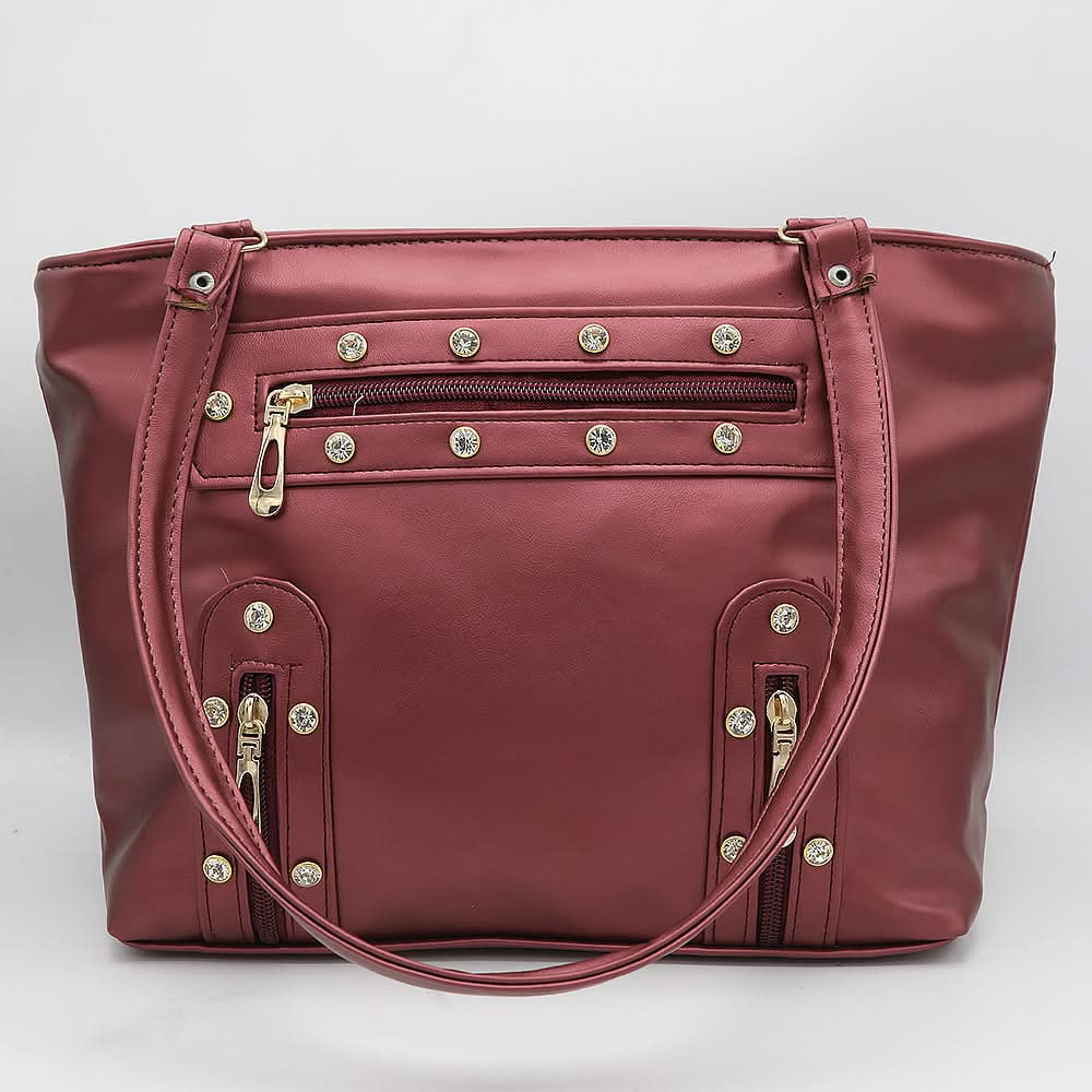 Women's Handbag 7651 - Maroon, Women, Bags, Chase Value, Chase Value