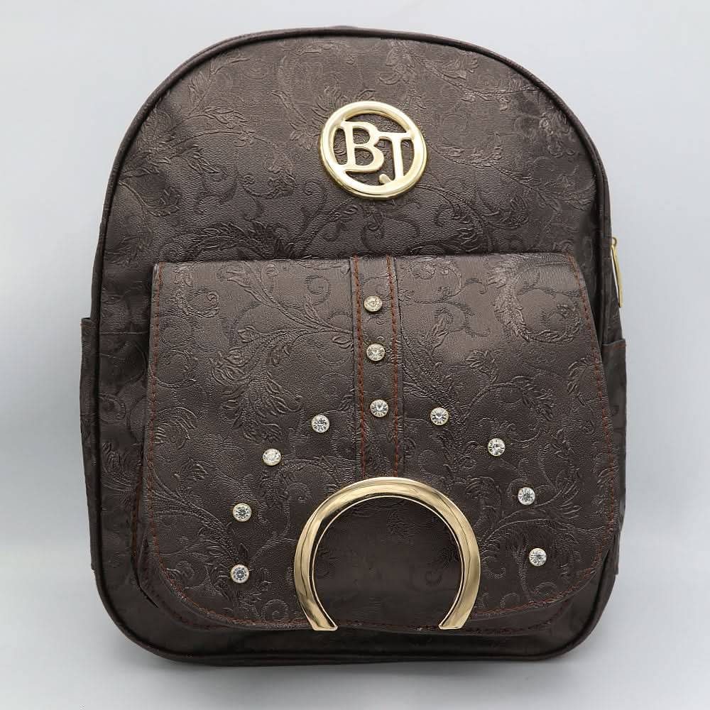 Girls Backpack 6574 - Coffee, Kids, Kids Bags, Chase Value, Chase Value